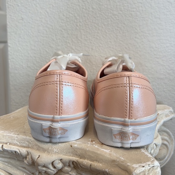 Womens peach shimmer vans - Picture 3 of 5